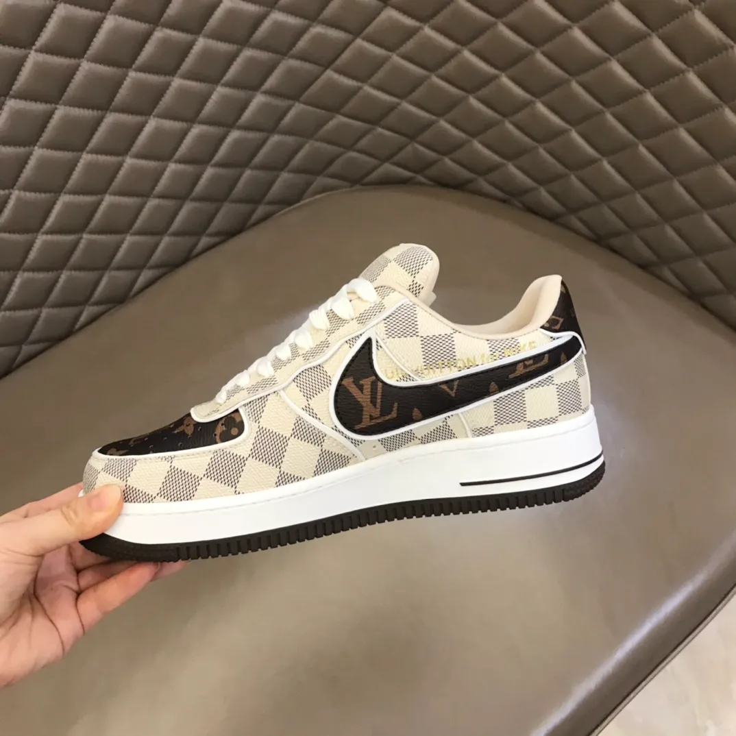 Men's shoes 💰p420 "*OUIS *UITTO*" x OFF-WHITE x Nike tripartite collaboration! Trendy and cool men's casual sports shoes with unrivaled color matching. The design idea basically continues the style of THE TEN. The Swoosh line and tongue label have a very familiar visual effect and are both fashionable and trendy! A must-have for fashionistas! The effect on your feet is absolutely stunning! Size: 38-45